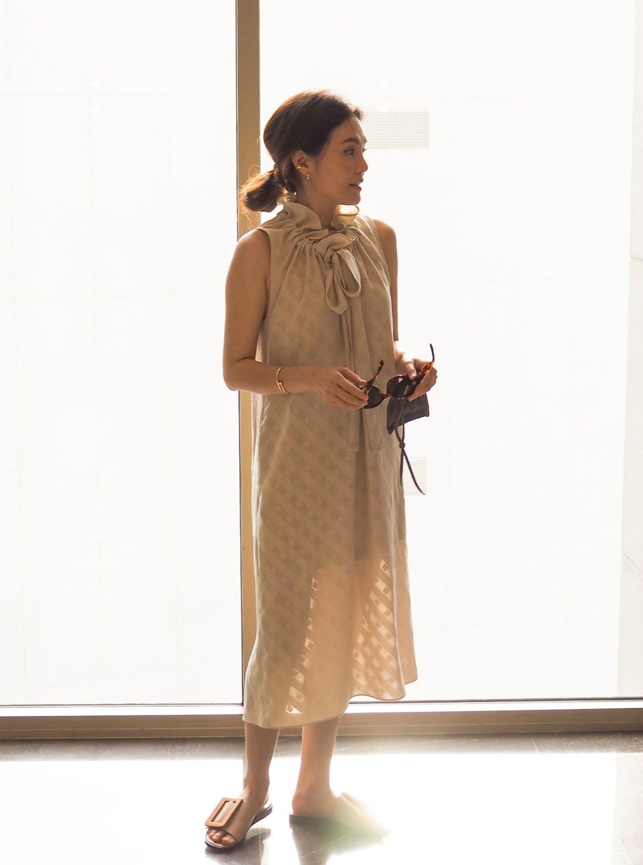 japanese cotton dalia dress